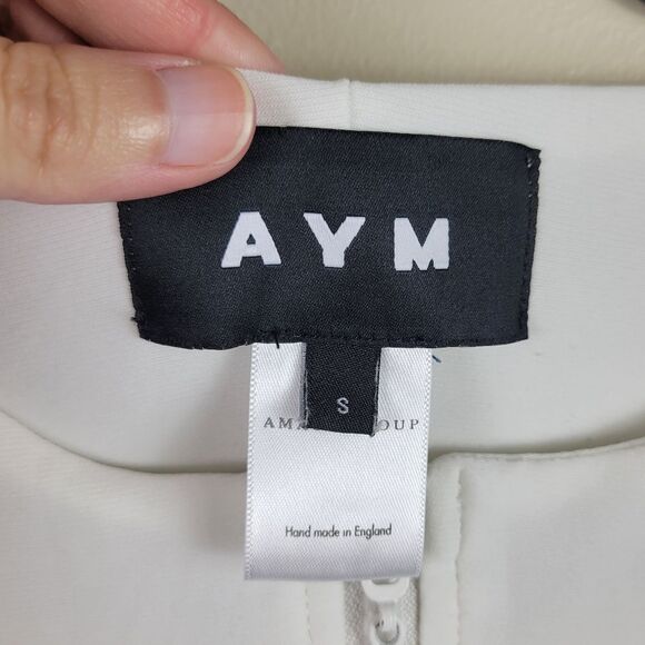 AYM New York Solid White Zip Front Sleeveless Playsuit - Picture 7 of 12